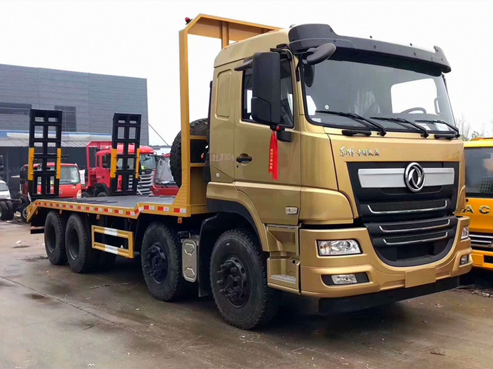 【40噸】東風商用D7前四后八平板運輸車