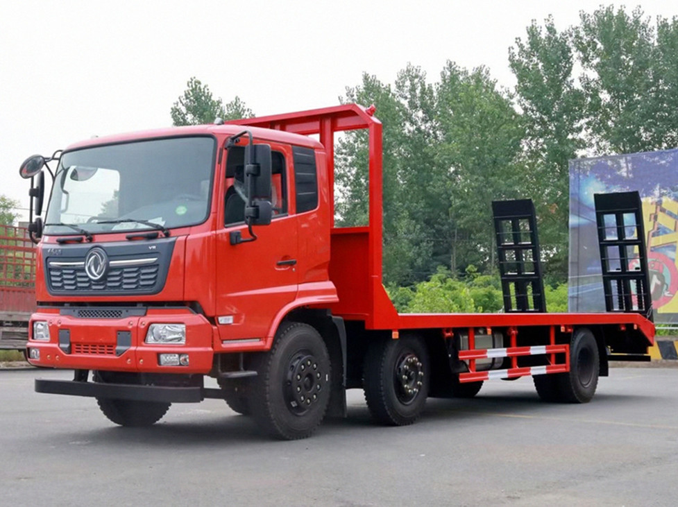 【國六京環】東風天錦VR小三軸平板運輸車