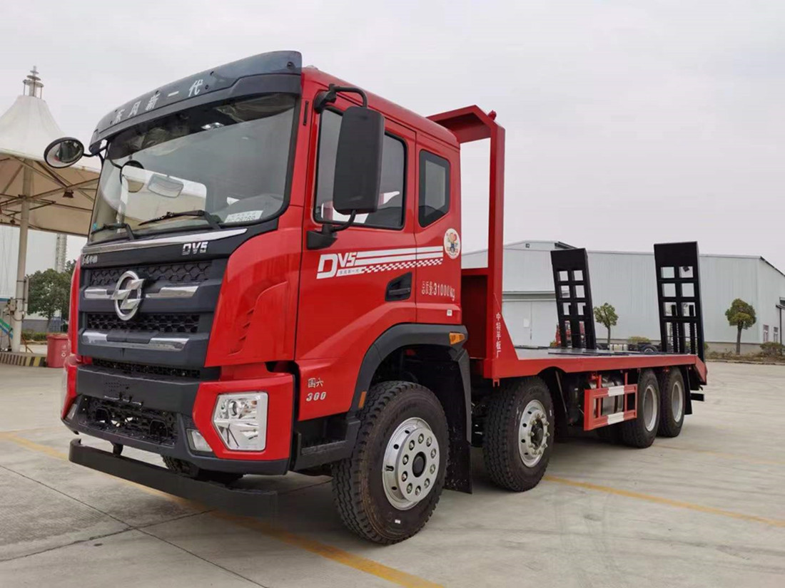 【國六】東風華神DV5/T5前四后八平板運輸車