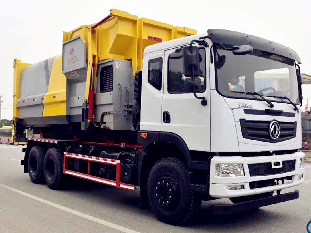 【京環20立方】東風華神后雙橋車廂可卸式垃圾車