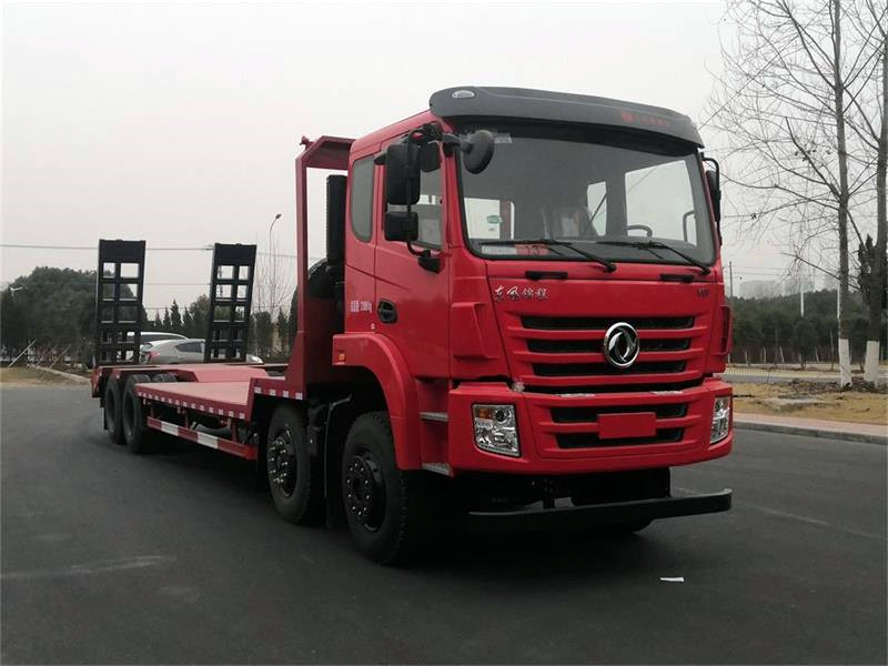 【國六凹版】東風錦程V6前四后八平板運輸車